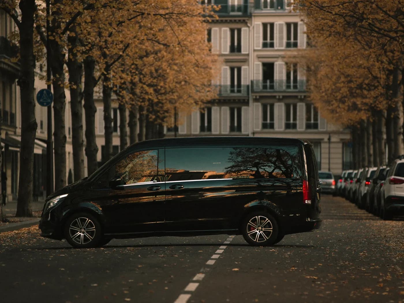 Mercedes V-Class no terminal de Orly